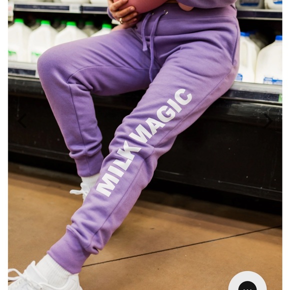 TLMB Milk Magic Crop Hoodie & Jogger Set - Picture 2 of 2